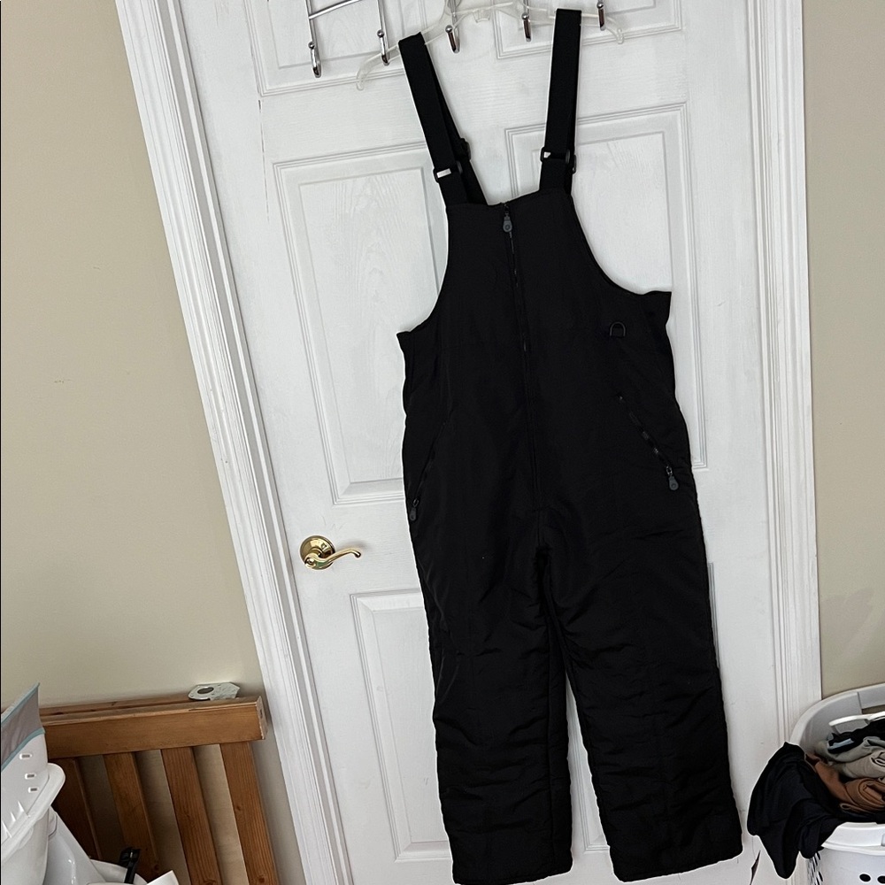 Athletic Works Men's Black Overalls